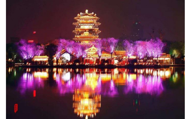濟(jì)南亮化工程，濟(jì)南照明工程，濟(jì)南城市夜景亮化工程，濟(jì)南樓體亮化工程