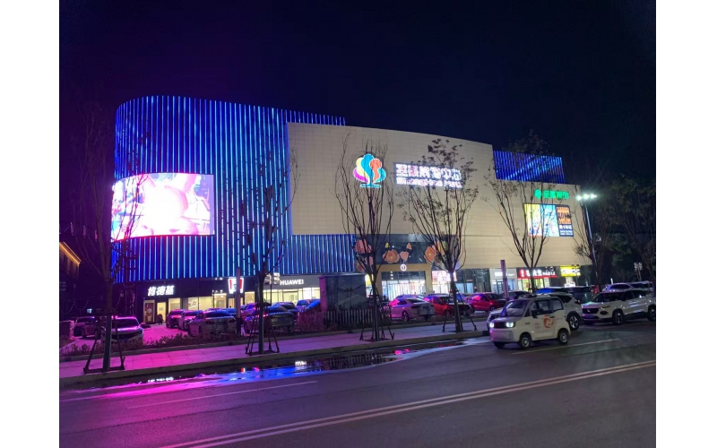 光影織就煙火色，夜色喚醒步行街 —— 濱州惠民縣圣豪悠樂里亮化工程紀(jì)實(shí)